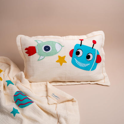 Personalized Space Muslin Pillowcase