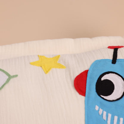 Personalized Space Muslin Pillowcase