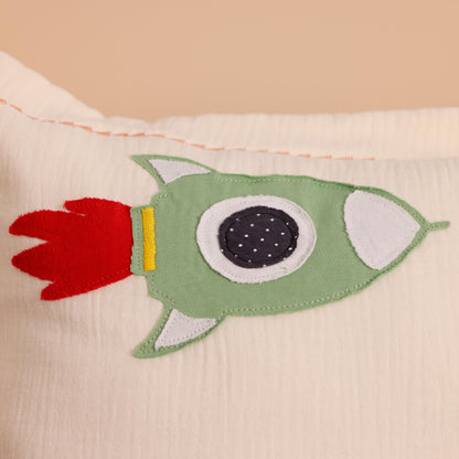 Personalized Space Muslin Pillowcase